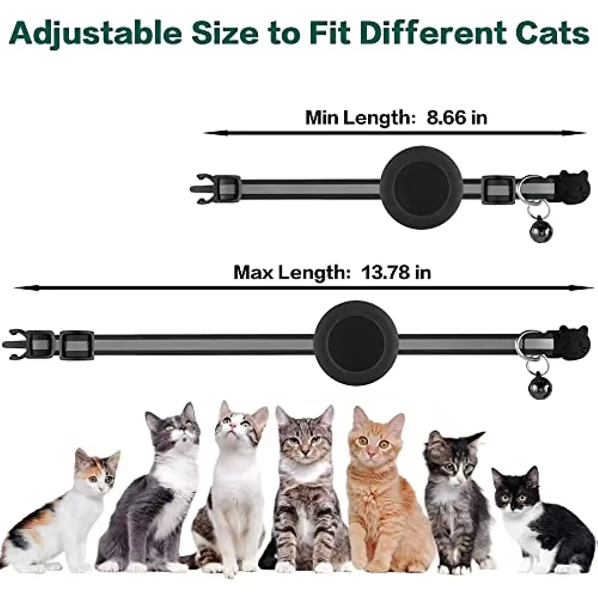 Airtag collar for dogs and cats