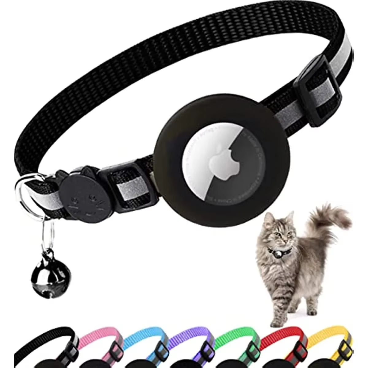 Airtag collar for dogs and cats