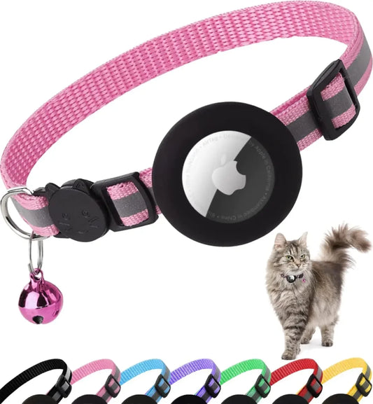 Airtag collar for dogs and cats