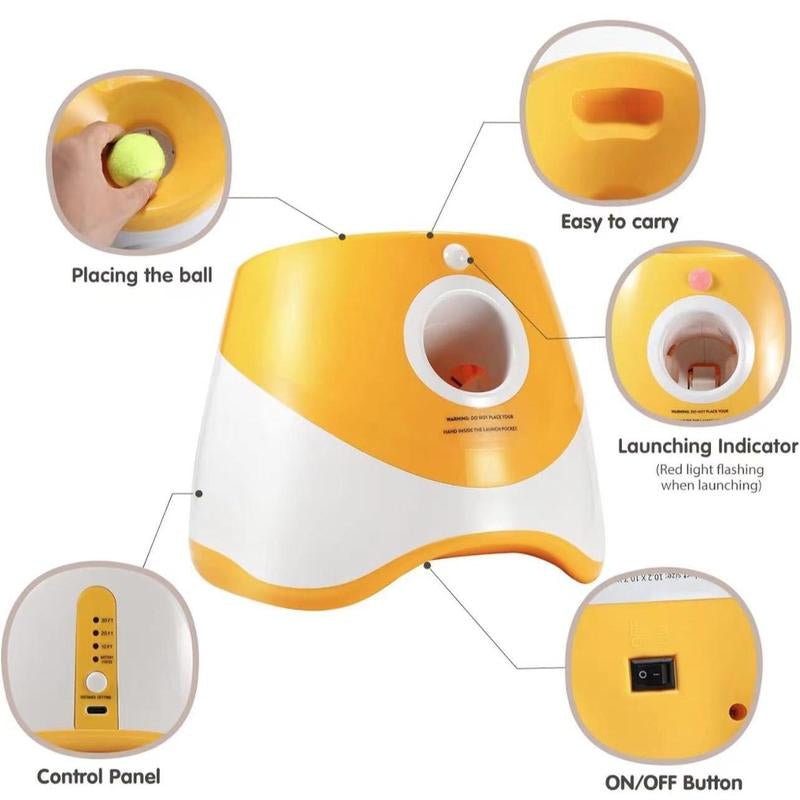 Ball launcher for dogs (tennis ball)