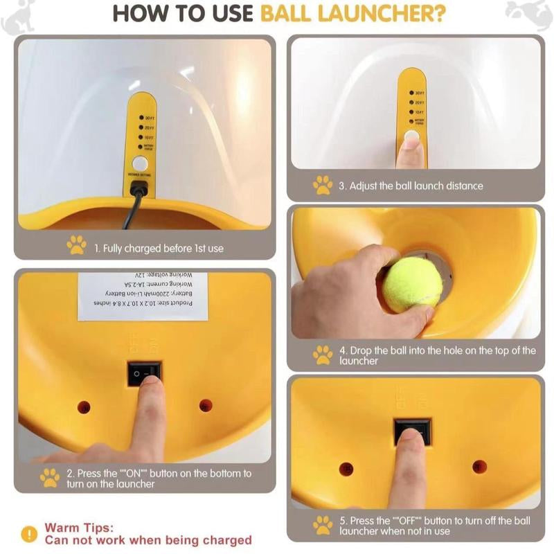Ball launcher for dogs (tennis ball)